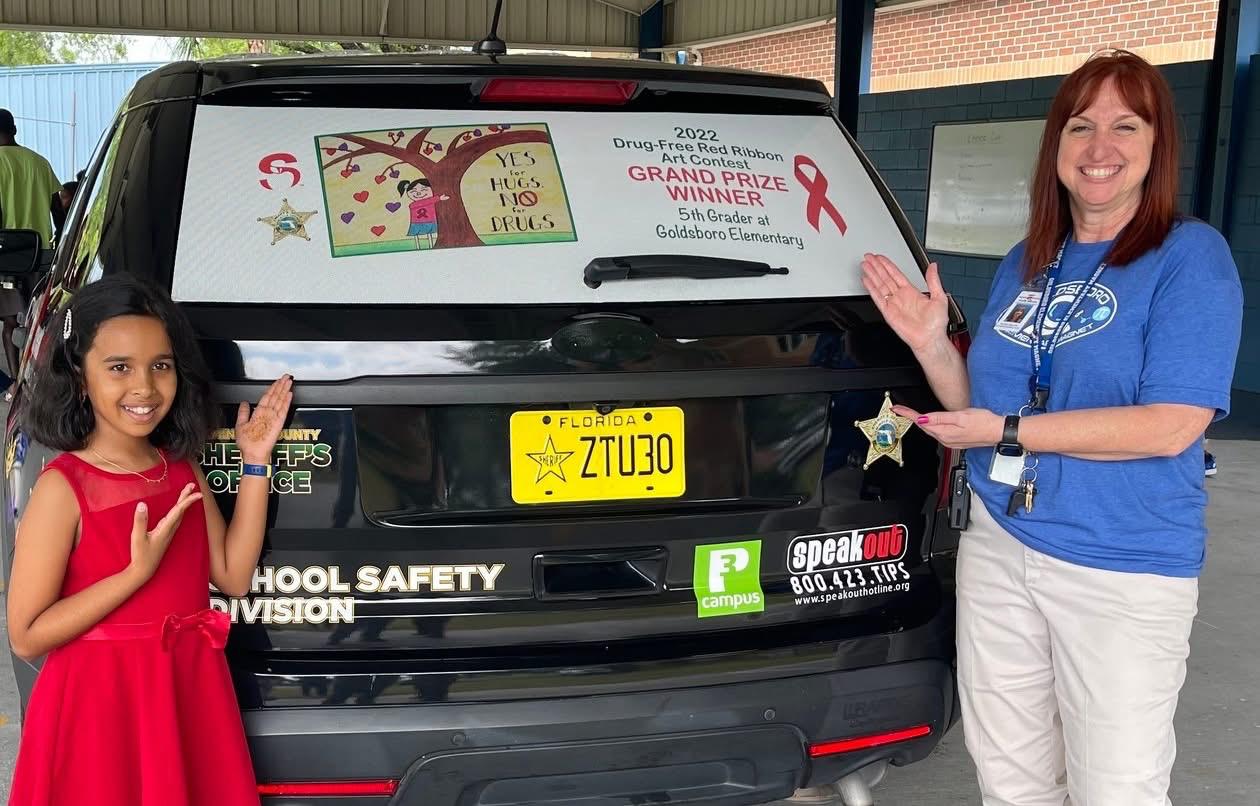 2022 Drug Free Red Ribbon Art Contest GRAND PRIZE WINNER